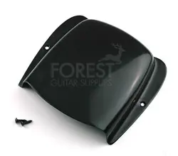 COMPATIBLE FENDER JAZZ BASS BRIDGE COVER VINTAGE, BLACK BC1
