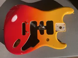FENDER PLAYER PLUS SERIES STRATOCASTER  TEQUILA SUNRISE *DAMAGED*