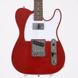 SQUIER BY FENDER AFFINITY SERIES TELECASTER FMT SH LAUREL FINGERBOARD CRIMSON