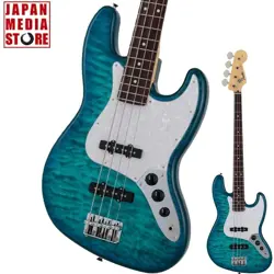 FENDER MADE IN JAPAN 2024 HYBRID II JAZZ BASS QUILT AQUAMARINE ELECTRIC BASS NEW
