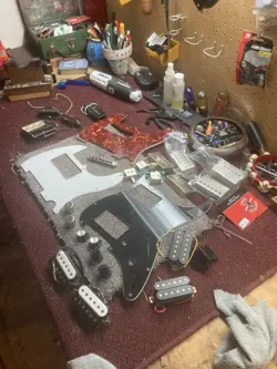 GUITAR PARTS LOT