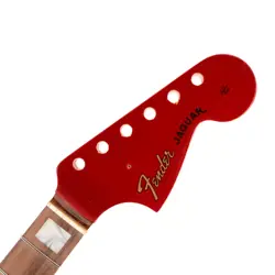 FENDER AMERICAN 60TH ANNIVERSARY JAGUAR NECK DAKOTA RED HEADSTOCK