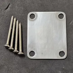 2003 FENDER HIGHWAY ONE STRAT / TELE GUITAR BLANK NECK PLATE & SCREWS RELIC?