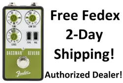 NEW FENDER BASSMAN REVERB GUITAR EFFECTS PEDAL