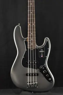 FENDER AMERICAN PROFESSIONAL II JAZZ BASS MERCURY ROSEWOOD FINGERBOARD