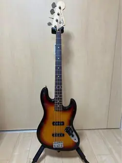 FENDER JAPAN ELECTRIC BASS GUITAR JAZZ BASS SUNBURST USED SHIPPING FROM JAPAN