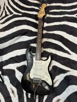 2008 FENDER SQUIER BULLET STRATOCASTER ROAD WORN FINISH