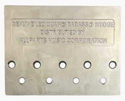 NICKEL BADASS II  BASS BRIDGE FOR 4-STRING FENDER P/JAZZ BASS BB-3342-001