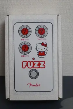 FENDER HELLO KITTY WHITE FUZZ PEDAL FUZZ DISTORTION EFFECTS PEDAL NEW