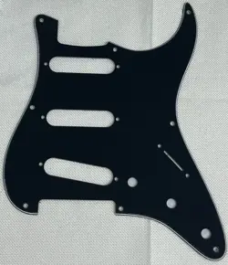 BLACK 3-PLY FOR FIT FENDER STRATOCASTER 57' 8 SCREW STRAT GUITAR PICKGUARD