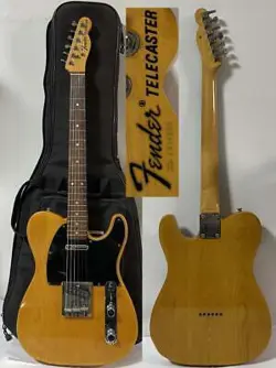FENDER JAPAN ELECTRIC GUITAR TELECASTER NATURAL TL72-500 W/GIG BAG USED PRODUCT