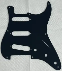 BLACK 1-PLY FOR FIT FENDER STRATOCASTER 57' 8 SCREW STRAT GUITAR PICKGUARD