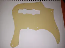 BASS PICKGUARD PARCHMENT