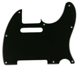 BLACK 3-PLY PICKGUARD FOR STANDARD FENDER TELECASTER/TELE® PG-0562-033