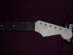 JUMBO FRET ALLPARTS FENDER LICENSED STRAT NECK ROSEWOOD, VINTAGE STYLE