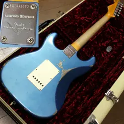 FENDER CUSTOM SHOP 1963 STRATOCASTER HEAVY RELIC LAKE PLACID BLUE 2019