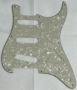 IVORY WHITE PEARL FOR FIT FENDER STRATOCASTER 57' 8 SCREW STRAT GUITAR PICKGUARD