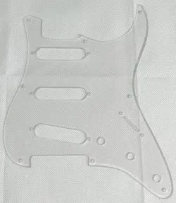 CLEAR TRANSPARENT FOR FIT FENDER STRATOCASTER 57' 8 SCREW STRAT GUITAR PICKGUARD
