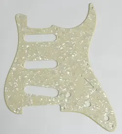 FOR 1-PLY FENDER US 57' 8 SCREW STRATOCASTER STRAT GUITAR PICKGUARD,CREAM PEARL