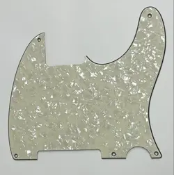 FOR FENDER ESQUIRE TELECASTER 5-HOLE BLANK GUITAR PICKGUARD,IVORY WHITE PEARL