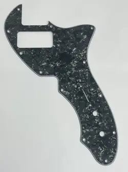 FOR US FENDER TELECASTER 69 THINLINE TV JONES GUITAR PICKGUARD,4 PLY BLACK PEARL
