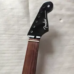 22 FRET FRETLESS STRAT ELECTRIC GUITAR NECK MAPLE FOR DIY FENDER REPLACE BLACK