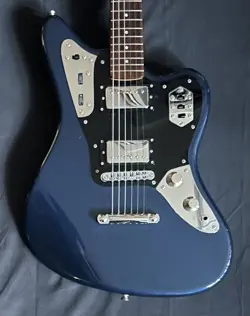 FENDER JAPAN JGS GUN METAL BLUE USED 2010-2012 ALDER BODY MAPLE NECK W/SOFT CASE