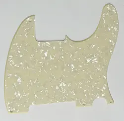 FOR FENDER ESQUIRE TELECASTER 5-HOLE BLANK GUITAR PICKGUARD,1 PLY CREAM PEARL