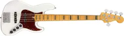 FENDER AMERICAN ULTRA 5-STRING JAZZ BASS, ARCTIC PEARL, MAPLE FINGERBOARD