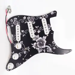 SSS PREWIRED LOADED PICKGUARD V60 ALNICO 5 PICKUPS FOR FENDER STRAT GUITAR