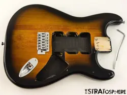 FENDER SQUIER SONIC SERIES STRATOCASTER STRAT BODY + HARDWARE 2TS