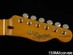 FENDER SQUIER CLASSIC VIBE 50S TELECASTER NECK & TUNERS, TELE TINTED MAPLE