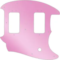 WD CUSTOM PICKGUARD FOR FENDER AMERICAN SPECIAL MUSTANG #10P PINK MIRROR