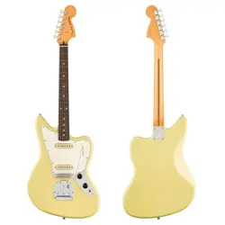 FENDER PLAYER II SERIES JAGUAR HIALEAH YELLOW ELECTRIC GUITAR WITH SOFT CASE