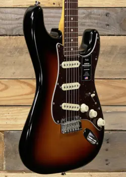 FENDER  AMERICAN PROFESSIONAL II STRATOCASTER ELECTRIC GUITAR 3-COLOR SUNBURST W