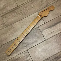 22 FRET ROASTED MAPLE STRAT GUITAR NECK NITRO SATIN FOR DIY FENDER STRATOCASTER