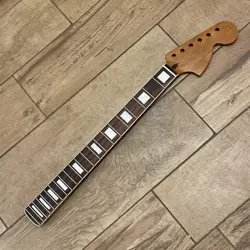 22 FRETS STAINLESS ROASTED MAPLE GUITAR NECK NITRO ROSEWOOD FOR DIY FENDER STRAT