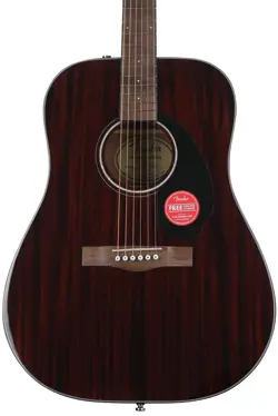 FENDER CD-60S ALL MAHOGANY ACOUSTIC GUITAR - NATURAL