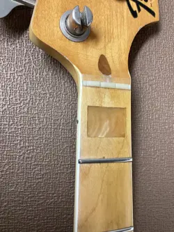 VINTAGE ORIGINAL FENDER 1975 JAZZ BASS MAPLE NECK WITH TUNERS