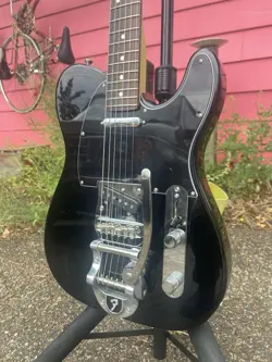 2024 FENDER USA MOD SHOP TELECASTER BIGSBY TREMOLO BLACK