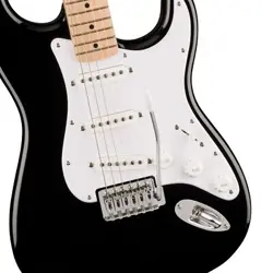 SQUIER BY FENDER SONIC STRATOCASTER BLACK ELECTRIC GUITAR