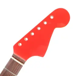 JAZZMASTER NECK ROSEWOOD FRETBOARD FIESTA RED HEADSTOCK '62 STYLE