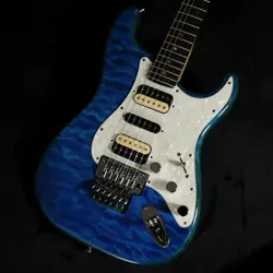 FENDER / MICHIYA HARUHATA STRATOCASTER CARIBBEAN BLUE TRANS SN JD24021255 GUITAR