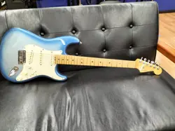 FENDER AMERICAN ELITE STRAT MN SBM ELECTRIC GUITAR USED