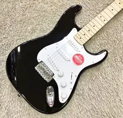 SQUIER BY FENDER SONIC STRATOCASTER MAPLE FINGERBOARD BLK ELECTRIC GUITAR