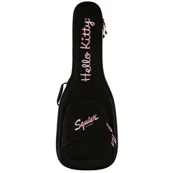 SQUIER BY FENDER LIMITED HELLO KITTY STRATOCASTER PINK ELECTRIC GUITAR W/CASE