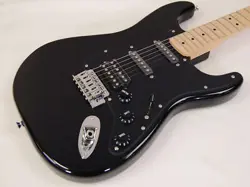 SQUIER BY FENDER SONIC STRATOCASTER HSS BLACK ELECTRIC GUITAR