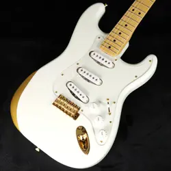 NEW FENDER / KEN STRATOCASTER EXPERIMENT #1 MAPLE ORIGINAL WHITE SN JD24017367
