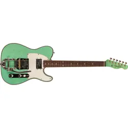 FENDER CUSTOM SHOP CUNIFE TELECASTER CUSTOM RELIC GUITAR, SEA FOAM GREEN SPARKLE