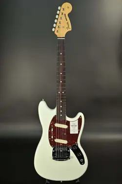 FENDER MADE IN JAPAN TRADITIONAL 60S MUSTANG ROSEWOOD OLYMPIC WHITE   SAKAE